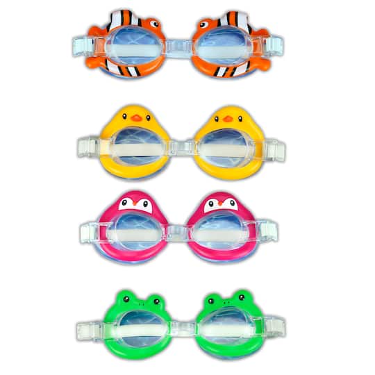 Assorted Ja-Ru&#xAE; Dive Fun Animal Style Swim Goggles, 1pc.